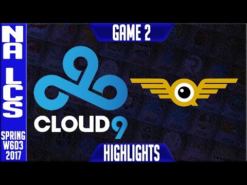Cloud 9 vs Fly Quest Highlights Game 2 - NA LCS W6D3 Spring 2017 - C9 vs FLY G2