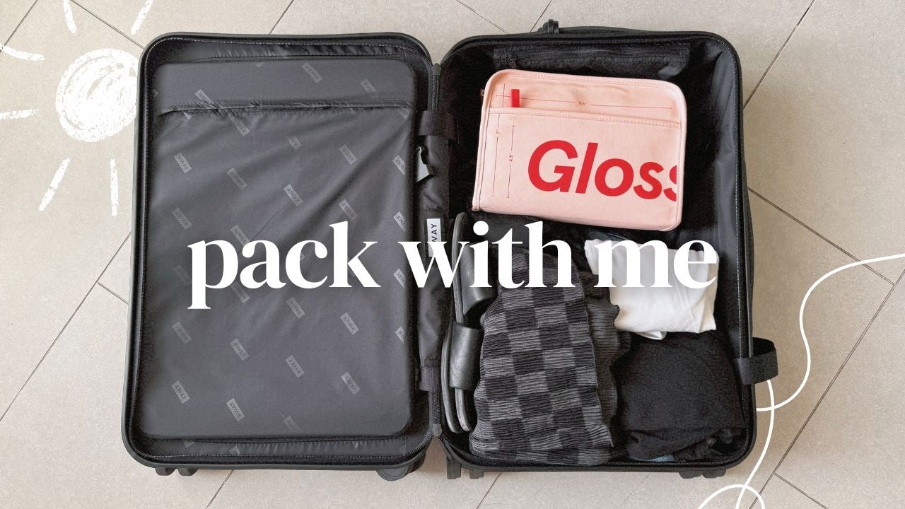Pack with Me for Miami ☀️ outfits, using the away carry on luggage for the first time, vacation prep