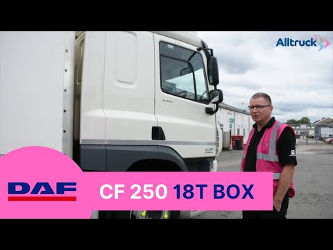 DAF CF 250 18T Box with Tail Lift Video Tour