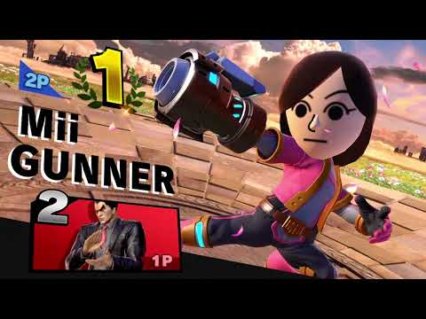 射撃mii(2132) vs カズヤ　スマブラSP