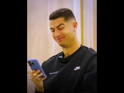 RONALDO REACTS TO FOOTBALLERS #football #edit #messi #messi #cr7