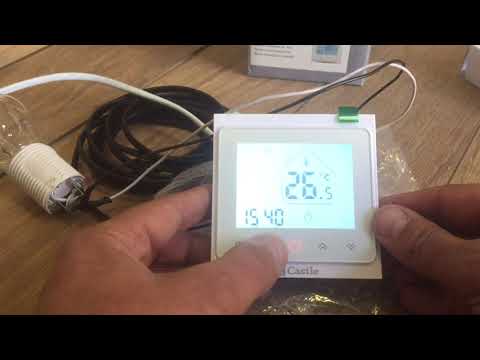 Программирование и подключение к wi-fi терморегулятора castle wifi