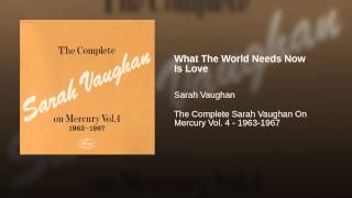 What The World Needs Now Is Love Music Video