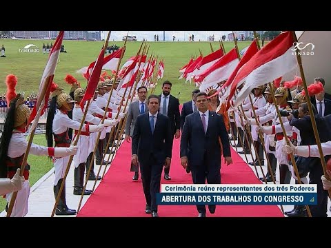 Congresso abre ano legislativo com discursos, ritos e representantes do Executivo e Judiciário