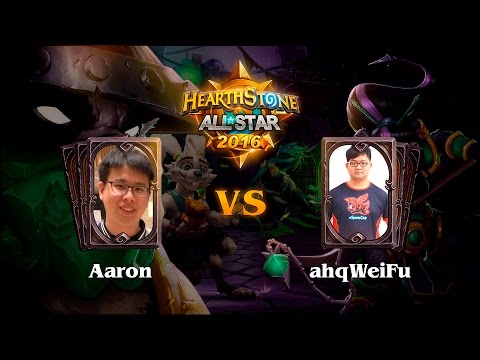 [RU] ahqWeiFu vs Aaron | Hearthstone ALLSTAR 2016 | Group B
