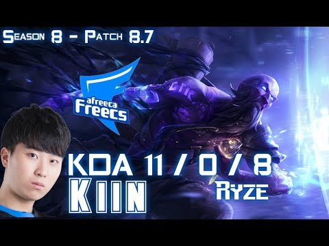 AFs KIIN RYZE vs SWAIN Top - Patch 8.7 KR Ranked