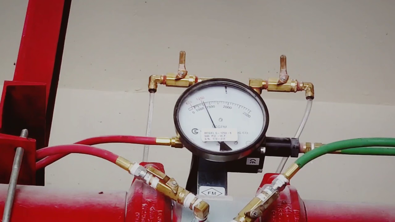 FIRE PUMP PERFORMANCES CHECKING - @ 100% FLOW