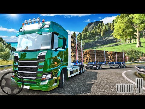 Heavy Logging Cargo Truck Transport Simulator - Offroad Game - Android gameplay