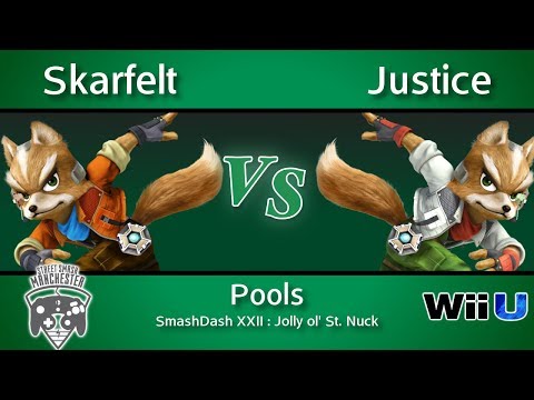 SmashDash XXII - Skarfelt (Orange Fox) Vs. Justice (Default Fox) - Pools