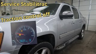 2013 Chevrolet Avalanche with codes C0710 & C0253. Traction control and STABILITRAC off!
