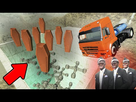 PIT vs CARS! DANCE COFFIN ON FUNERAL MEME COMPILATION! Cars crashes in Beamng drive 2020