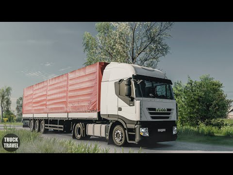 [ETS2 1.55] Realistic Driving Iveco Stralis AS 440S42 | SibirMap| PNG 1.15.3 + Reshade| POV Drive 4K