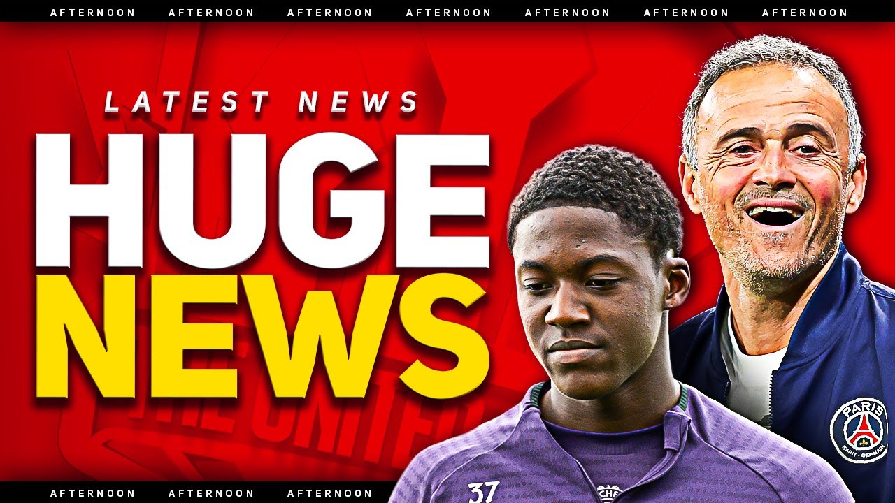 Enrique TALKS? Mainoo & Rashford Latest! Man Utd News