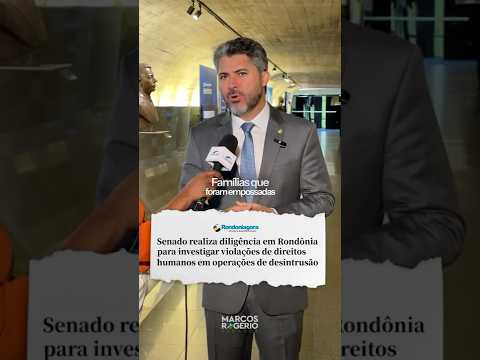 Amanhã estaremos em Alvorada do Oeste e Jaru-Aru com a Comissão de Direitos Humanos do Senado