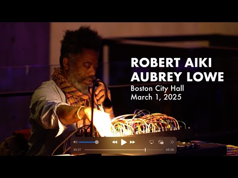 Robert Aiki Aubrey Lowe at Boston City Hall