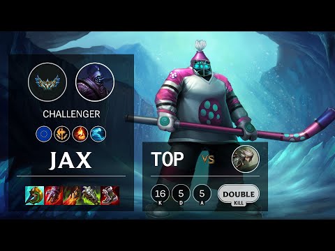 Jax Top vs Camille - EUW Challenger Patch 12.2