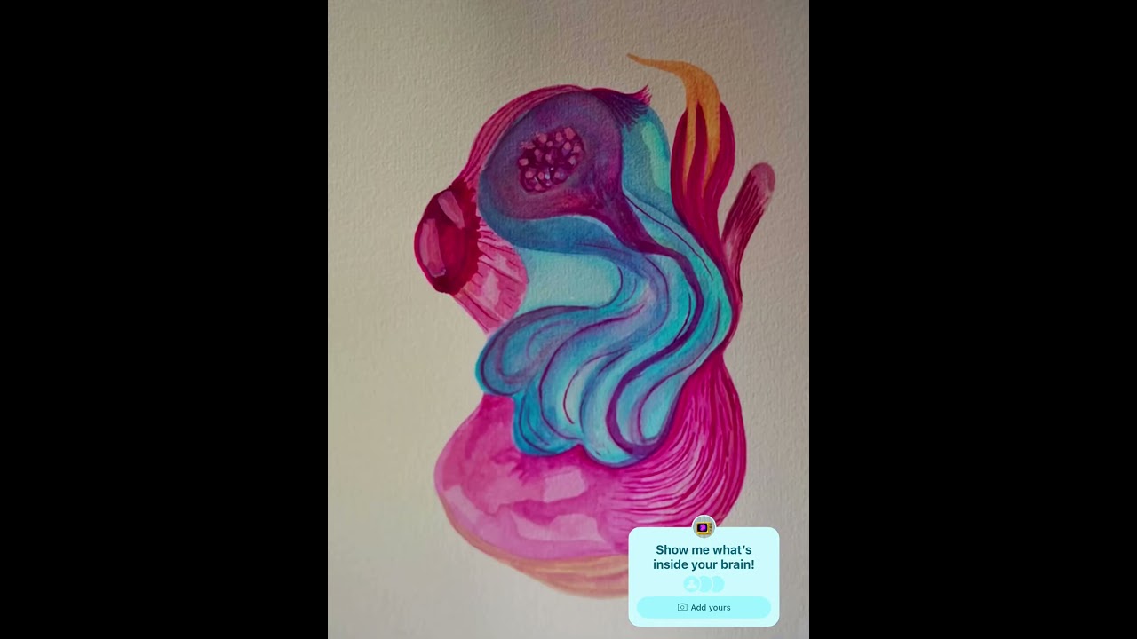 Show me what’s inside your mind, show me the mediums you work in, show me your brain on paper!