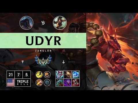 Udyr Jungle vs Nidalee - NA Challenger Patch 14.13