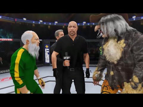 UFC 4 - Old Bruce Lee vs. Bad Witch - Original Fighters 👊