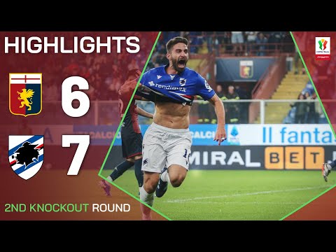 GENOA-SAMPDORIA 1-1 (5-6 pens) | HIGHLIGHTS | Coppa Italia Frecciarossa 2024/25