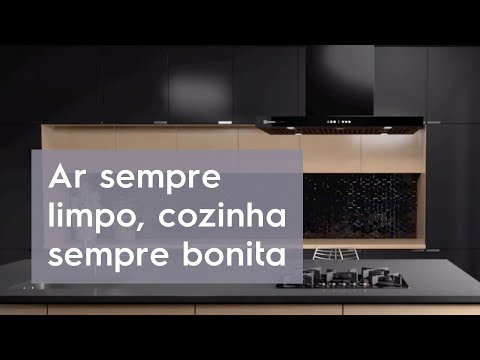 Video thumbnail of Coifa de Ilha Electrolux 90cm Pro Series 90CIV