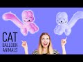 How To Make A Balloon Animal Cat Cat Balloon Animal Step By Step Balloonanimals Ballooncat