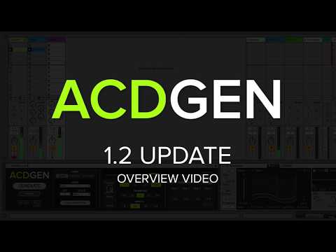 ACDGEN Max for Live Edition 1.2 – Overview Video