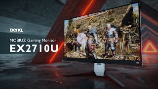 Video 0 of Product BenQ MOBIUZ EX2710U 27" 4K Curved Gaming Monitor (2022)