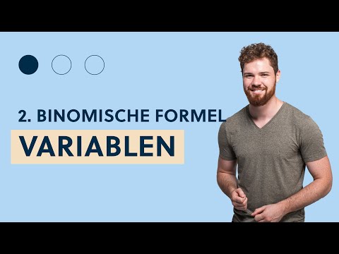 2. Binomische Formel. Variablen Beispiel.