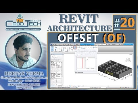 20 | Offset in Revit Architecture Deepak Verma