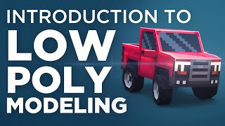 How to create a Low Poly 3D MODEL | Tutorial