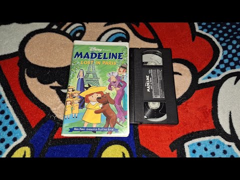 Madeline Lost in Paris (Full 1999 Walt Disney Home Video VHS) (American Print)