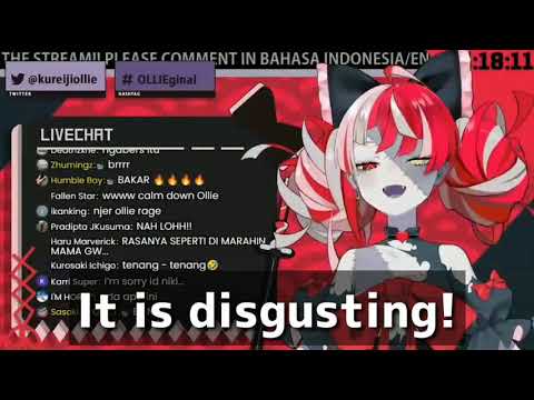 Kureiji Ollie's rant during donation reading stream (full version)