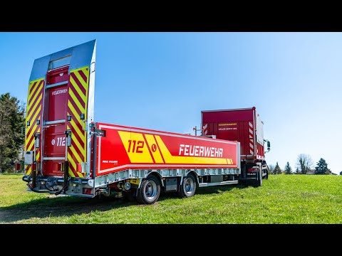 Müller Safety Trailer . Multifunktionsanhänger für Feuerwehr und Katastrophenschutz