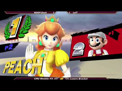CMU Smash 4 Weekly #5 - Dash (Little Mac) vs. Left (Villager, Peach) - Loser's Bracket