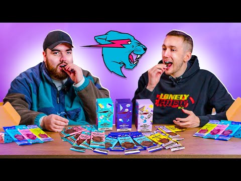TRYING MRBEAST CHOCOLATE BARS!