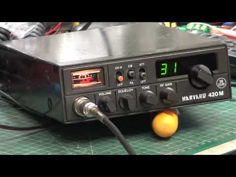 Harvard 420M  CB27/81 UK FM CB radio - On The Air test