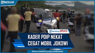 Download lagu Viral Kader PDIP Nekat Terobos Pengawalan dan Cegat Mobil Jokowi mp3