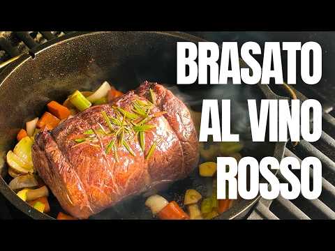 🔥BRASATO AL VINO ROSSO NEL DUTCH OVEN 🍷 | Ricetta Tradizionale e Consigli