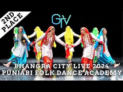 Punjabi Folk Dance Academy - Second Place (Live Bhangra Category) at Bhangra City Live 2024