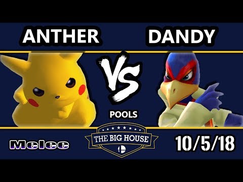 TBH8 SSBM - Anther (Pikachu) Vs. Dandy (Falco) Smash Melee R1 Pools - B103 WSF