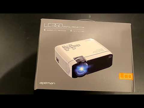 Apeman LC350 LED Mini Projector REVIEW from Amazon HDMI 1080P Works with Roku stick