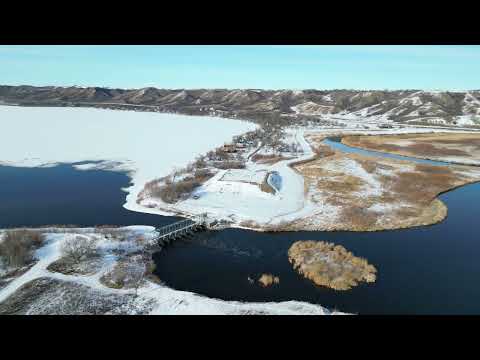 Video Thumbnail for Crooked Lake,  Saskatchewan Qu'appelle Valley March 31st, 2026