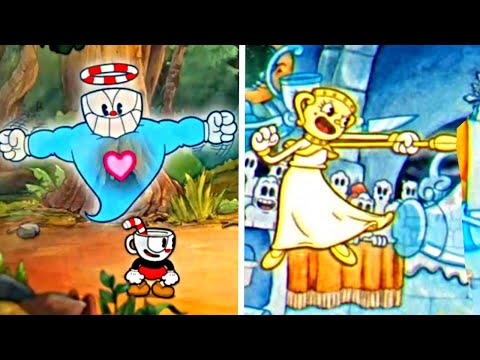 Cuphead VS Ms. Chalice Comparison - Cuphead: The Delicious Last Course