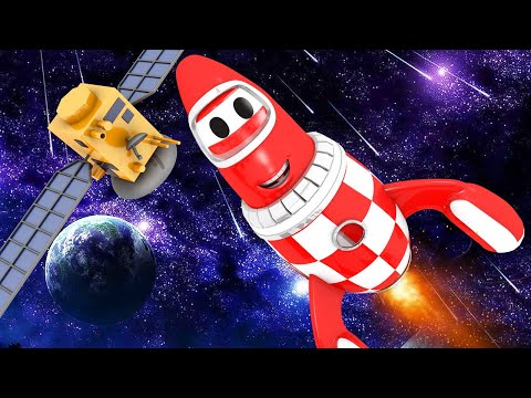 Rockey die Rakete ist bedeckt mit Treibstoff - Autopolis  💧 Lastwagen Zeichentrickfilme für Kinder