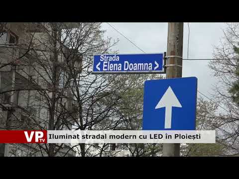 Iluminat stradal modern cu LED în Ploiești