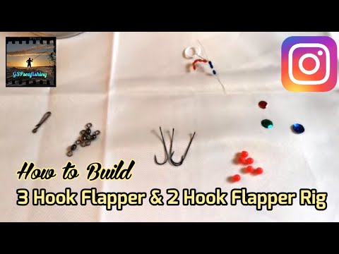 How to Build a 3 Hook Flapper Rig / 2 Hook Flapper Rig