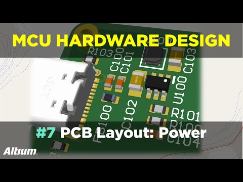 Microcontroller-Based Hardware Design With Altium Designer - #7 PCB Layout: Power