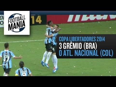 Grêmio (BRA) 3-0 Atlético Nacional (COL) - Copa Libertadores 2014 - Group Stage