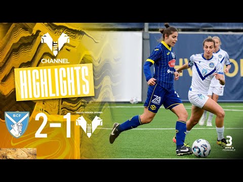 Highlights Serie B Femminile 2024/25 | Brescia Women-Hellas Verona Women 2-1